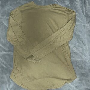 PacSun Men's Khaki Long Sleeve Tee